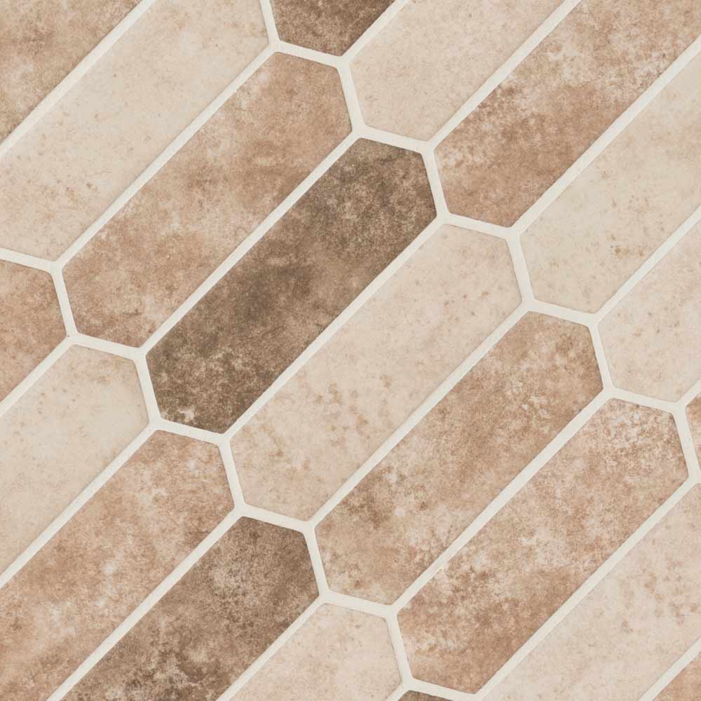 MSI Sandhills Picket Glass Mosaic Tile 9.84"x14.13"