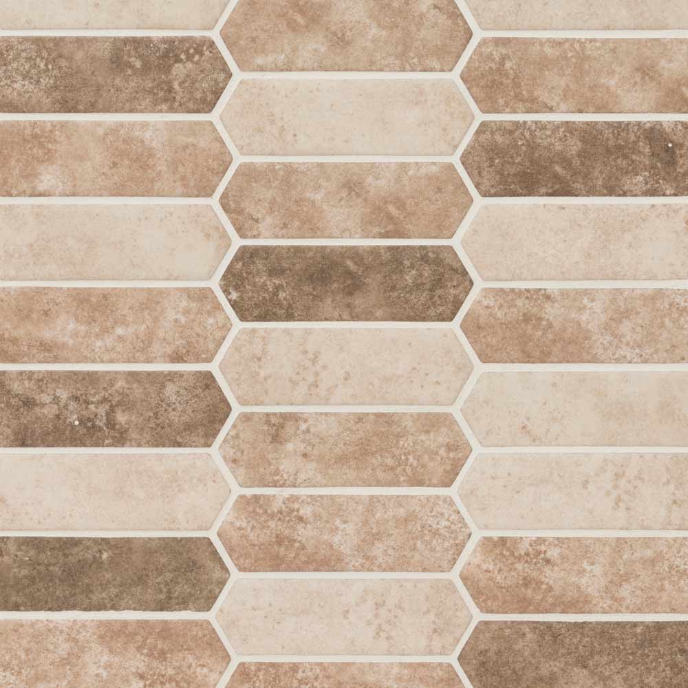 MSI Sandhills Picket Glass Mosaic Tile 9.84"x14.13"