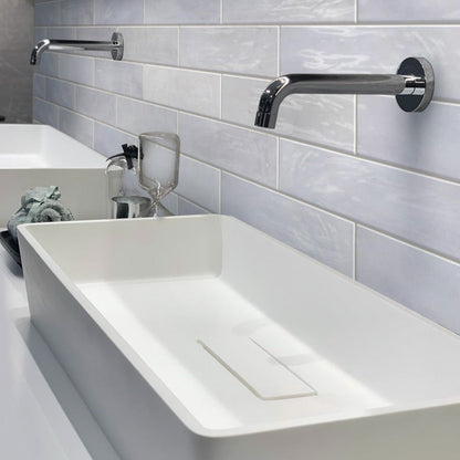 Purple 2.5x8 Glossy Subway Ceramic Tile (38 pack, 5.38 sq ft/case) - Sample