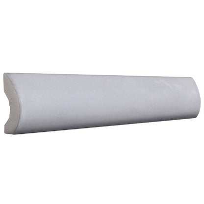 Purple 1x8 Glossy Ceramic Bullnose Tile Trim (10 pack, 0.556 sq ft/case) - Sample