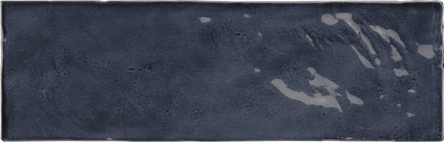 Dark Blue 2.58 in. x 8 in. Polished Ceramic Subway Tile (5.38 sq ft/case)