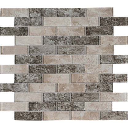 MSI Savoy Subway Glass Mosaic Tile 11.75"x12"