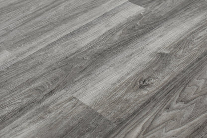 Seville SPC Embossed 9"x60" Vinyl Flooring 6mm - Midnight Gray