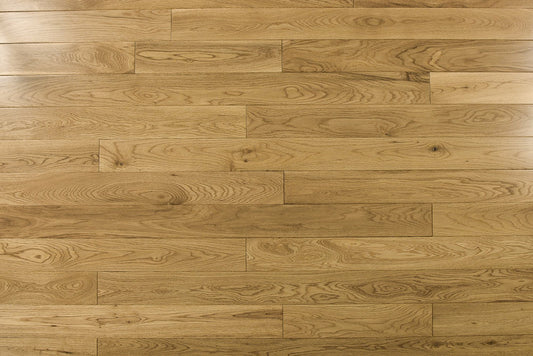 "Everlasting White Oak Smooth Solid Hardwood Flooring, 3/4 x 3.5 inches, in Simply Natural finish. SKU: TRPSH-EWO. Elevate your space with timeless beauty and superior quality."