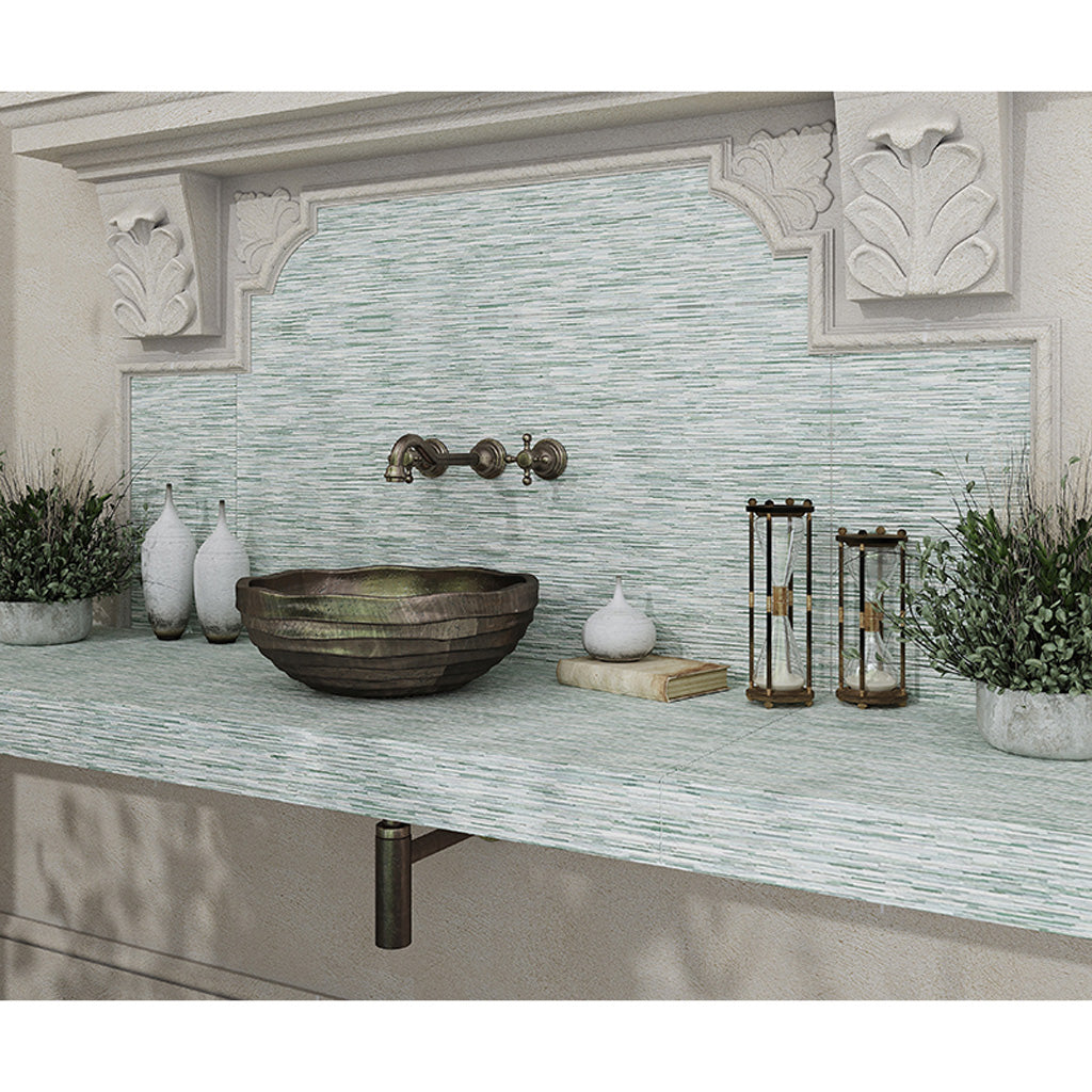 Green 24x48 Textured Porcelain Large Format Tile (2 pack, 15.29 sq ft/case)