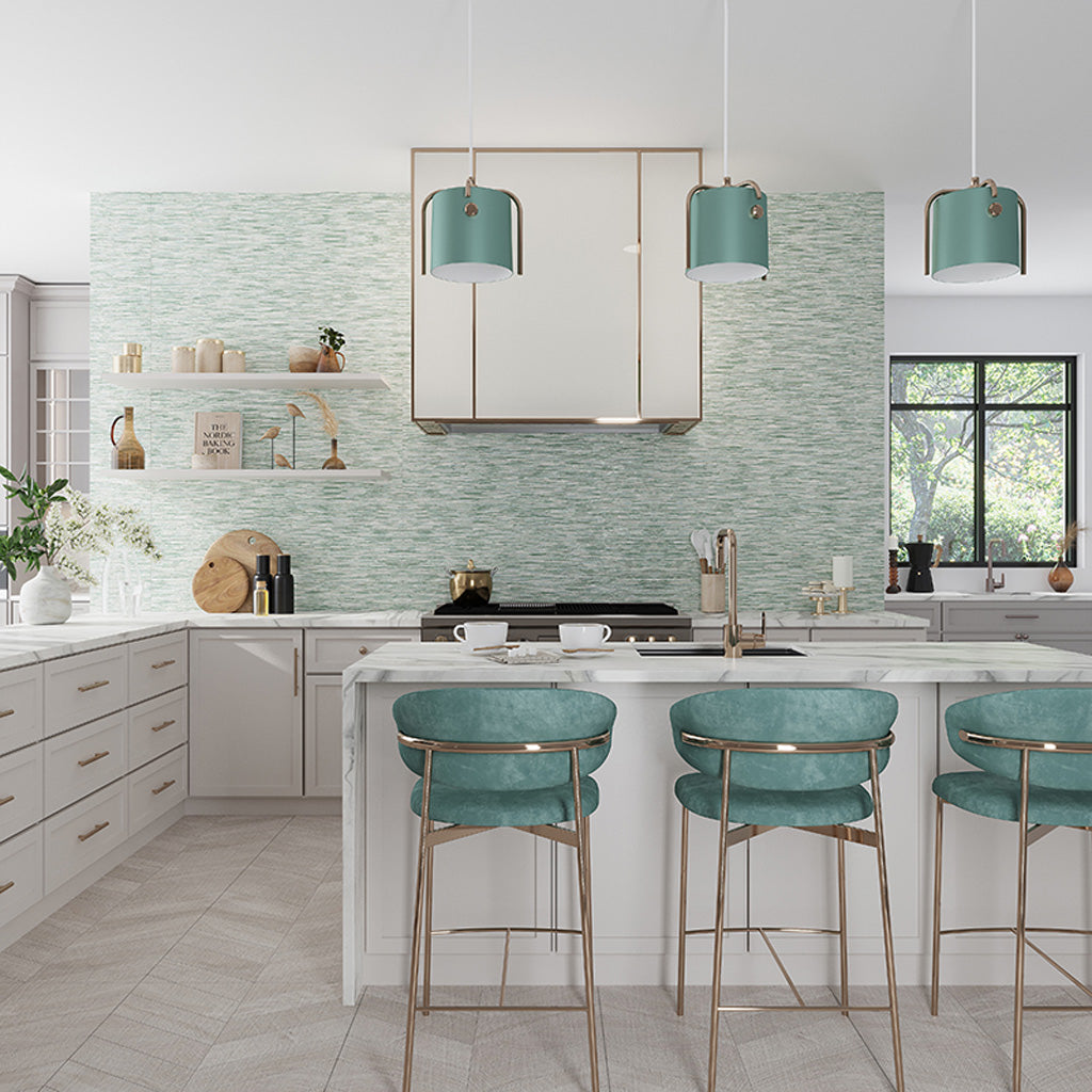 Green 24x48 Textured Porcelain Large Format Tile (2 pack, 15.29 sq ft/case) - Sample