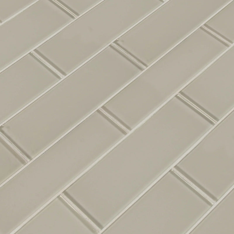 MSI Snowcap White Glass Subway Tile