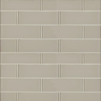 MSI Snowcap White Glass Subway Tile