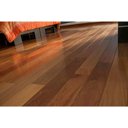 Brazilian Teak Smooth Solid Hardwood 3/4" x 5" Premiere Cumaru Flooring - Natural