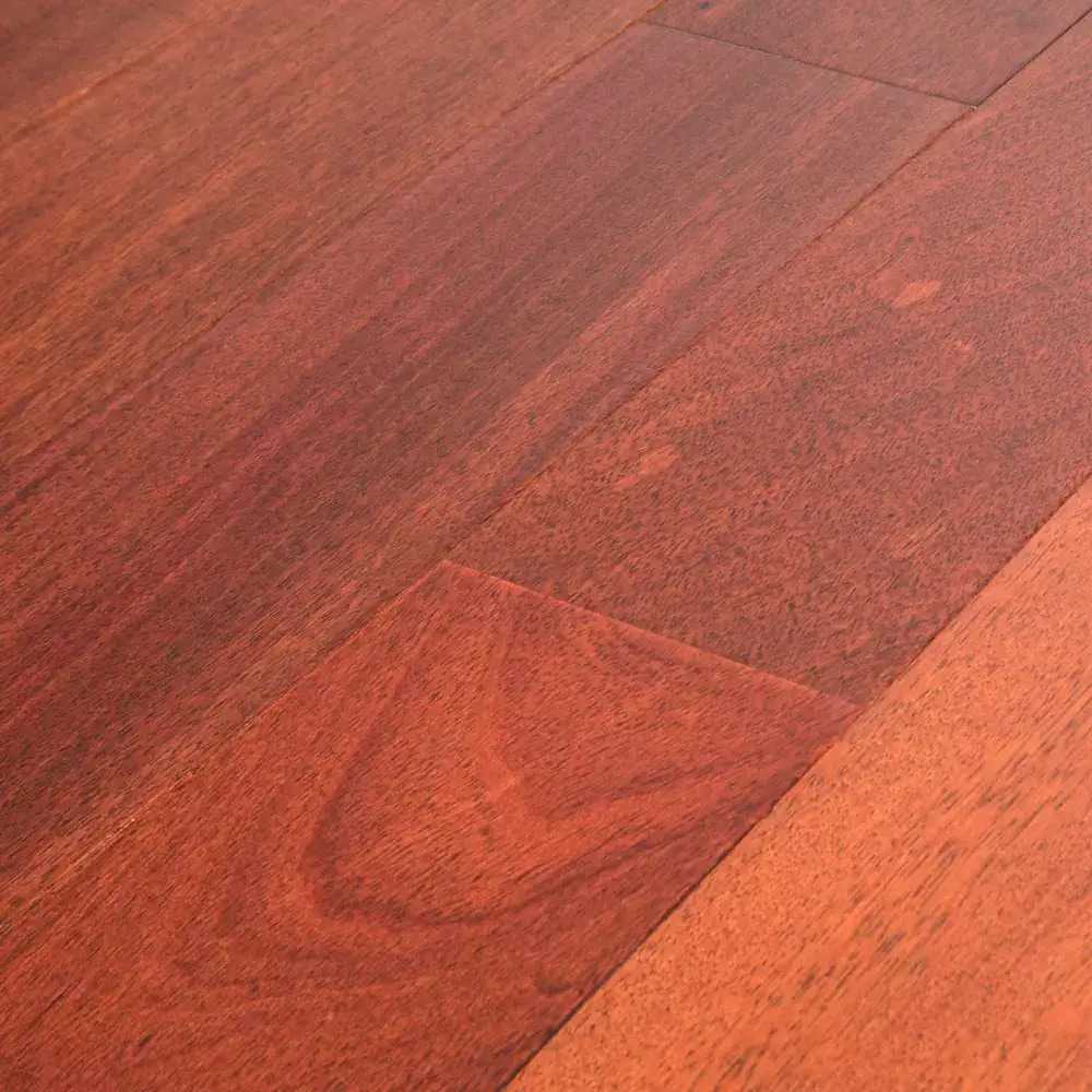 Santos Mahogany Smooth Solid Hardwood 3/4" x 5" Premiere Flooring - Natural