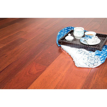 Santos Mahogany Smooth Solid Hardwood 3/4" x 3.25" Premiere Flooring - Natural