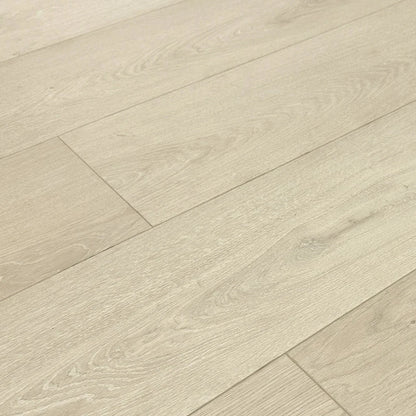 Sophisticate Beige Micro Bevel Matte 9.25"x60" Waterproof Laminate Flooring 12mm - Linea
