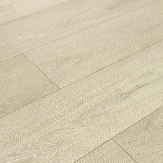 Sophisticate Beige Micro Bevel Matte 9.25"x60" Waterproof Laminate Flooring 12mm - Linea
