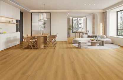 Sunset Embossed Matte 9.25"x60" Waterproof Laminate Flooring 14mm - Evo