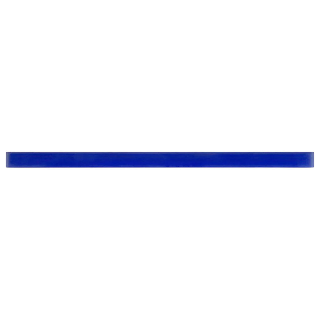 Cobalt Blue 0.5x12 Matte Glass Pencil Tile Trim (10 pack, 0.5 sq ft/case)