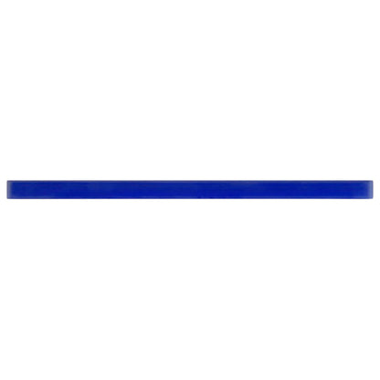Cobalt Blue 0.5x12 Matte Glass Pencil Tile Trim (10 pack, 0.5 sq ft/case) - Sample