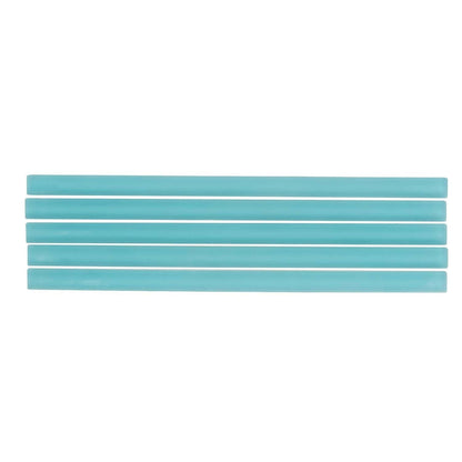 Sky Blue 0.5x12 Matte Glass Pencil Tile Trim (10 pack, 0.5 sq ft/case)