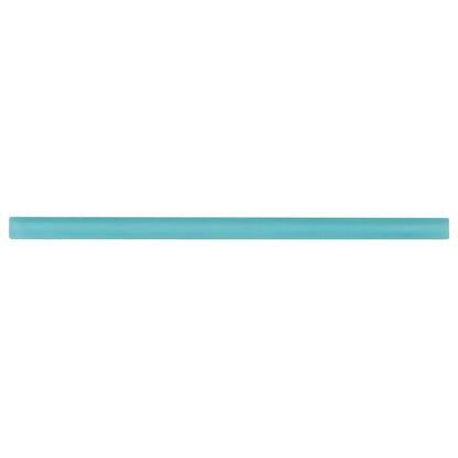 Sky Blue 0.5x12 Matte Glass Pencil Tile Trim (10 pack, 0.5 sq ft/case) - Sample