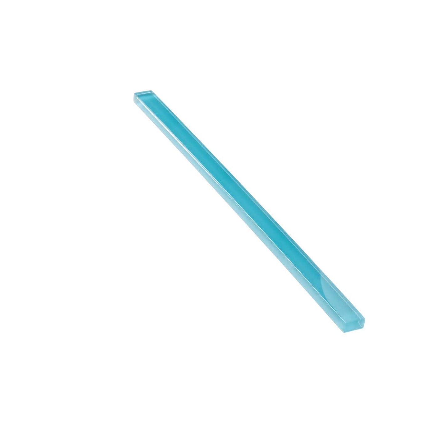 Sapphire Blue 0.5x12 Glossy Glass Pencil Tile Trim (10 pack, 0.5 sq ft/case) - Sample