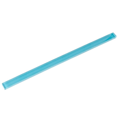 Sapphire Blue 0.5x12 Glossy Glass Pencil Tile Trim (10 pack, 0.5 sq ft/case) - Sample