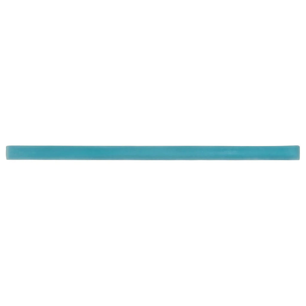 Sapphire Blue 0.5x12 Matte Glass Pencil Tile Trim (10 pack, 0.5 sq ft/case)