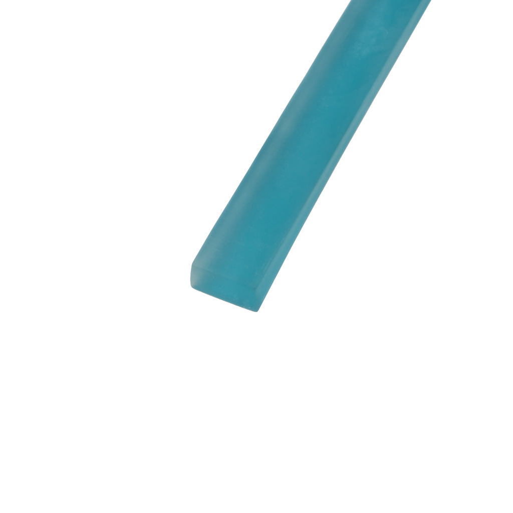 Sapphire Blue 0.5x12 Matte Glass Pencil Tile Trim (10 pack, 0.5 sq ft/case)