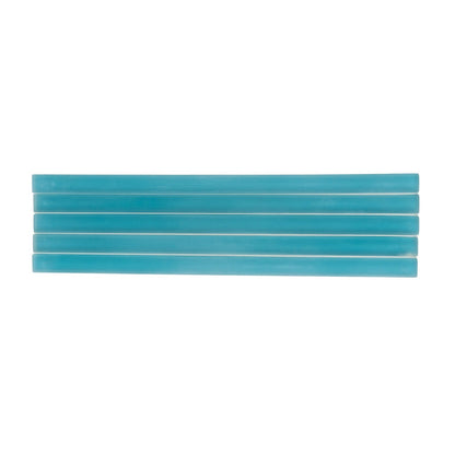 Sapphire Blue 0.5x12 Matte Glass Pencil Tile Trim (10 pack, 0.5 sq ft/case)