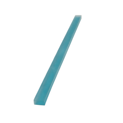 Sapphire Blue 0.5x12 Matte Glass Pencil Tile Trim (10 pack, 0.5 sq ft/case)