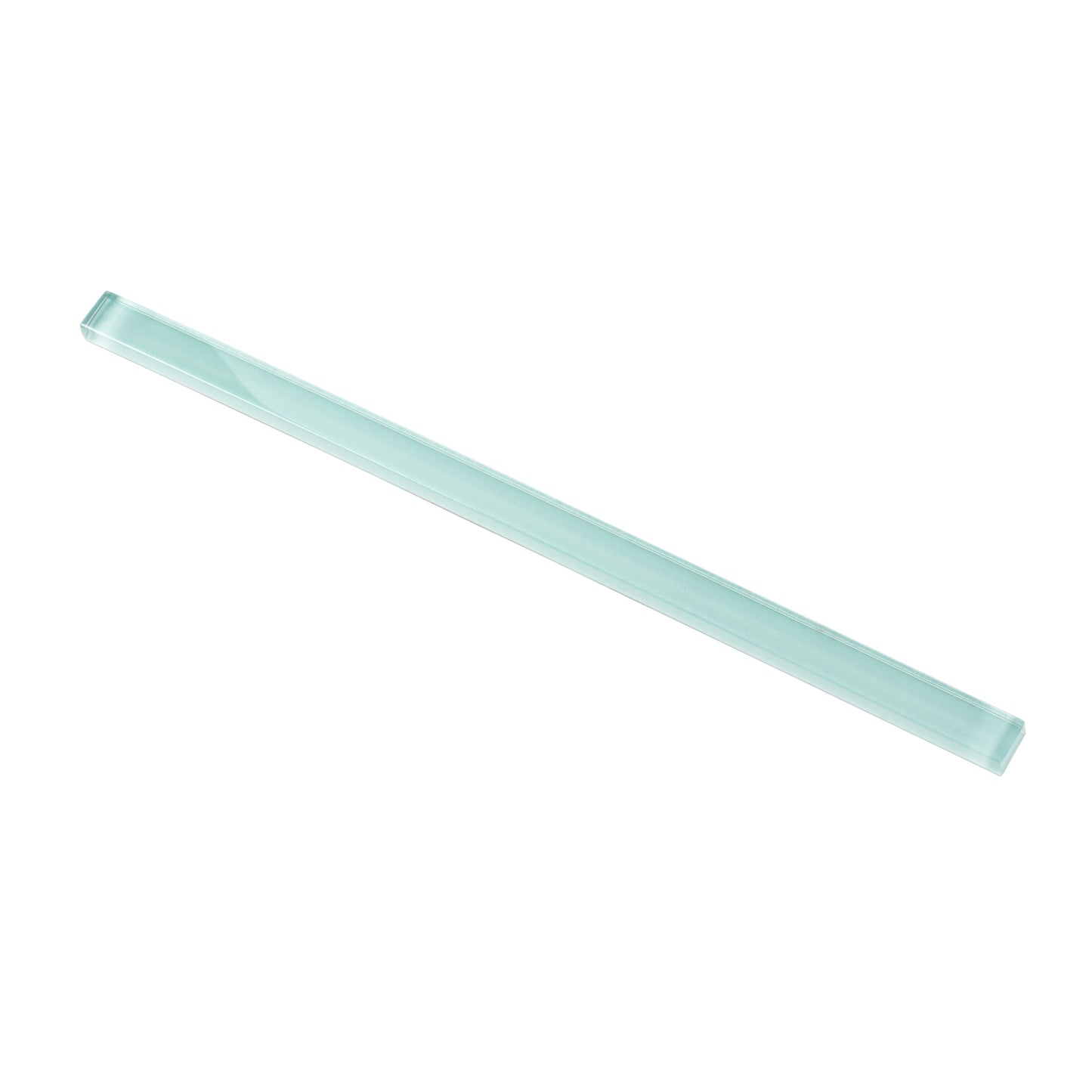 Blizzard Blue 0.5x12 Glossy Glass Pencil Tile Trim (10 pack, 0.5 sq ft/case)