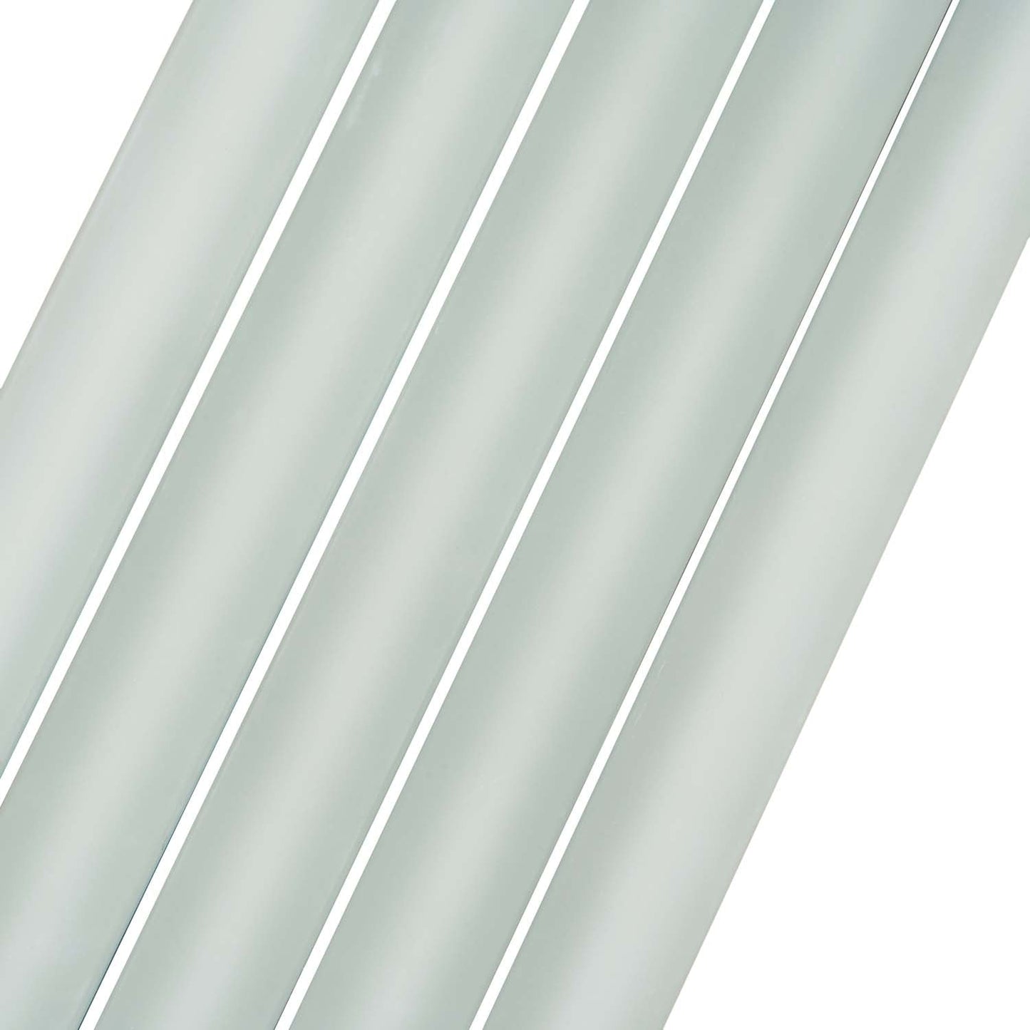 Blizzard Blue 0.5x12 Matte Glass Pencil Tile Trim (10 pack, 0.5 sq ft/case)