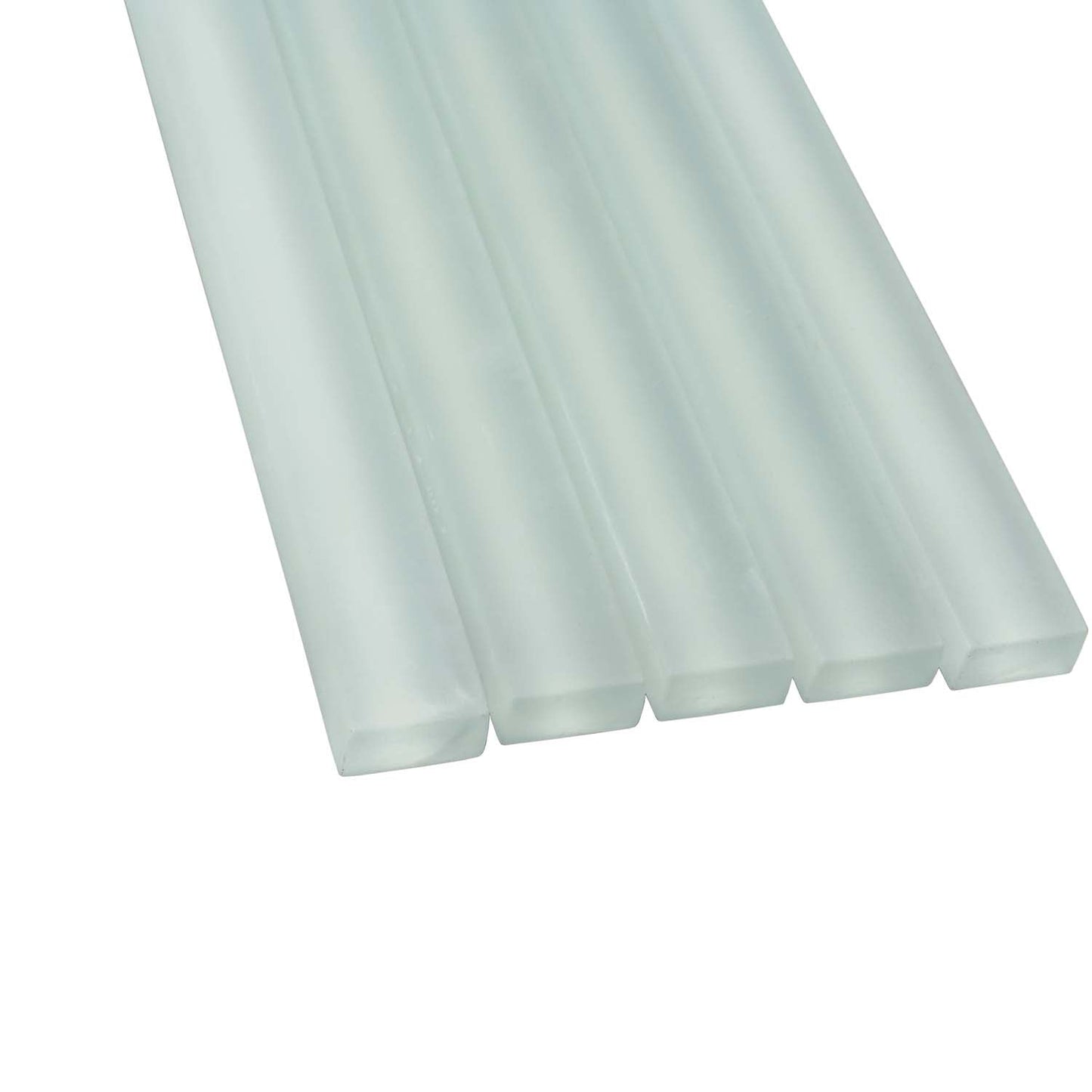 Blizzard Blue 0.5x12 Matte Glass Pencil Tile Trim (10 pack, 0.5 sq ft/case)