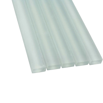 Blizzard Blue 0.5x12 Matte Glass Pencil Tile Trim (10 pack, 0.5 sq ft/case)