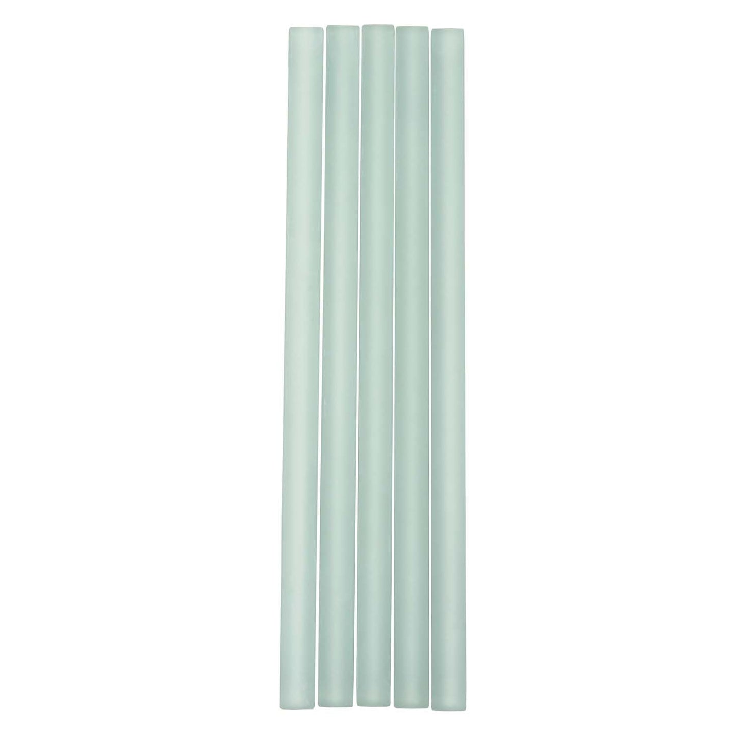 Blizzard Blue 0.5x12 Matte Glass Pencil Tile Trim (10 pack, 0.5 sq ft/case)
