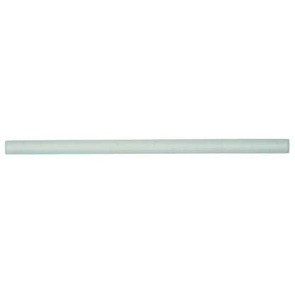 Blizzard Blue 0.5x12 Matte Glass Pencil Tile Trim (10 pack, 0.5 sq ft/case)