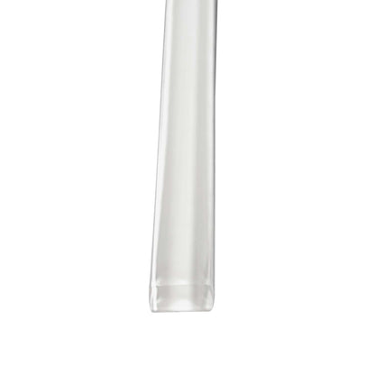 White 0.5x12 Glass Glossy Pencil Tile Trim (10 pack, 0.5 sq ft/case)