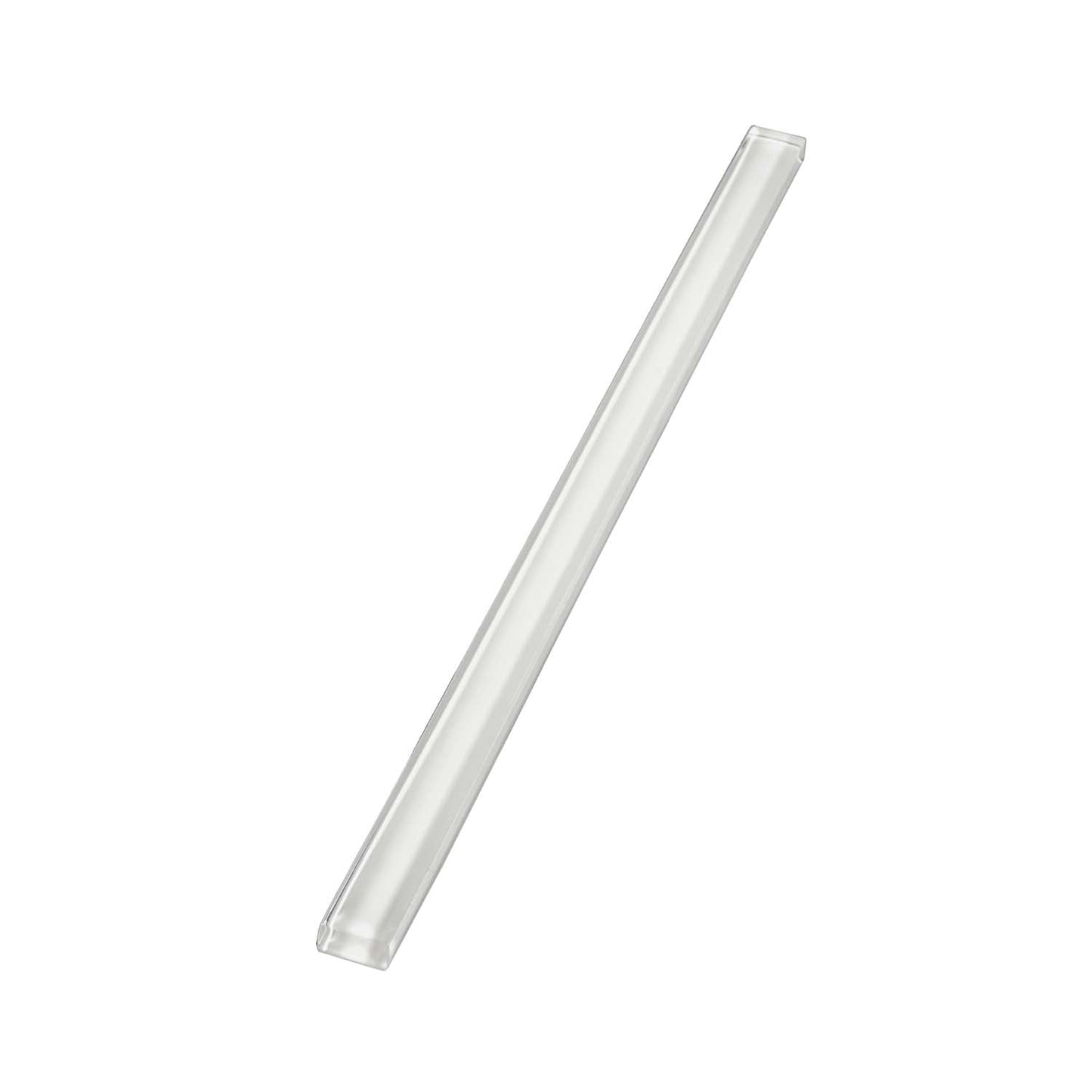 White 0.5x12 Glass Glossy Pencil Tile Trim (10 pack, 0.5 sq ft/case)