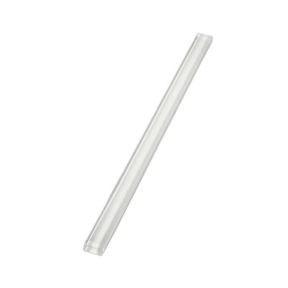 White 0.5x12 Glass Glossy Pencil Tile Trim (10 pack, 0.5 sq ft/case)