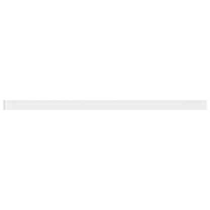 White 0.5x12 Glass Glossy Pencil Tile Trim (10 pack, 0.5 sq ft/case)