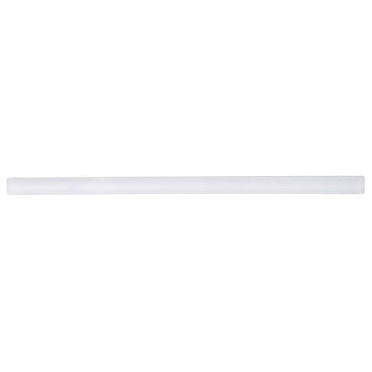 White 0.5x12 Matte Glass Pencil Tile Trim (10 pack, 0.5 sq ft/case)