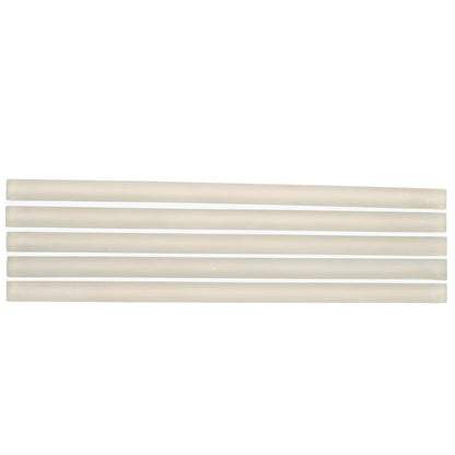 Light Gray 0.5x12 Matte Glass Pencil Tile Trim (10 pack, 0.5 sq ft/case) - Sample