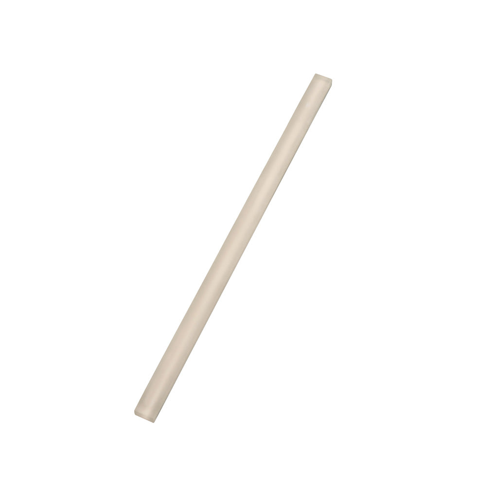 Light Gray 0.5x12 Matte Glass Pencil Tile Trim (10 pack, 0.5 sq ft/case)