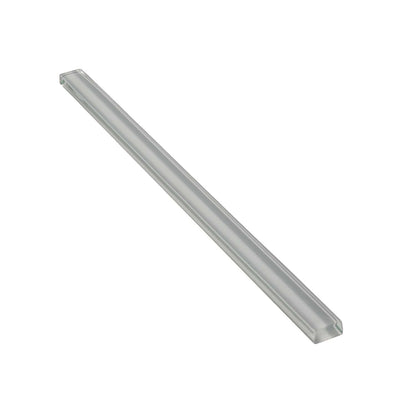 Gray 0.5x12 Glass Glossy Pencil Tile Trim (10 pack, 0.5 sq ft/case) - Sample