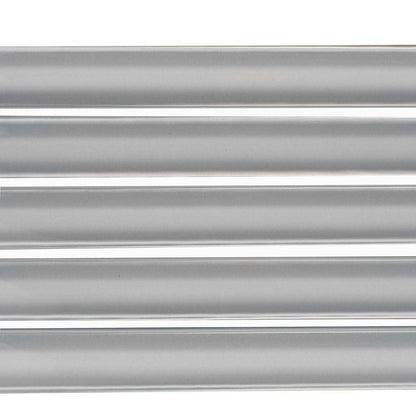 Gray 0.5x12 Glass Glossy Pencil Tile Trim (10 pack, 0.5 sq ft/case)
