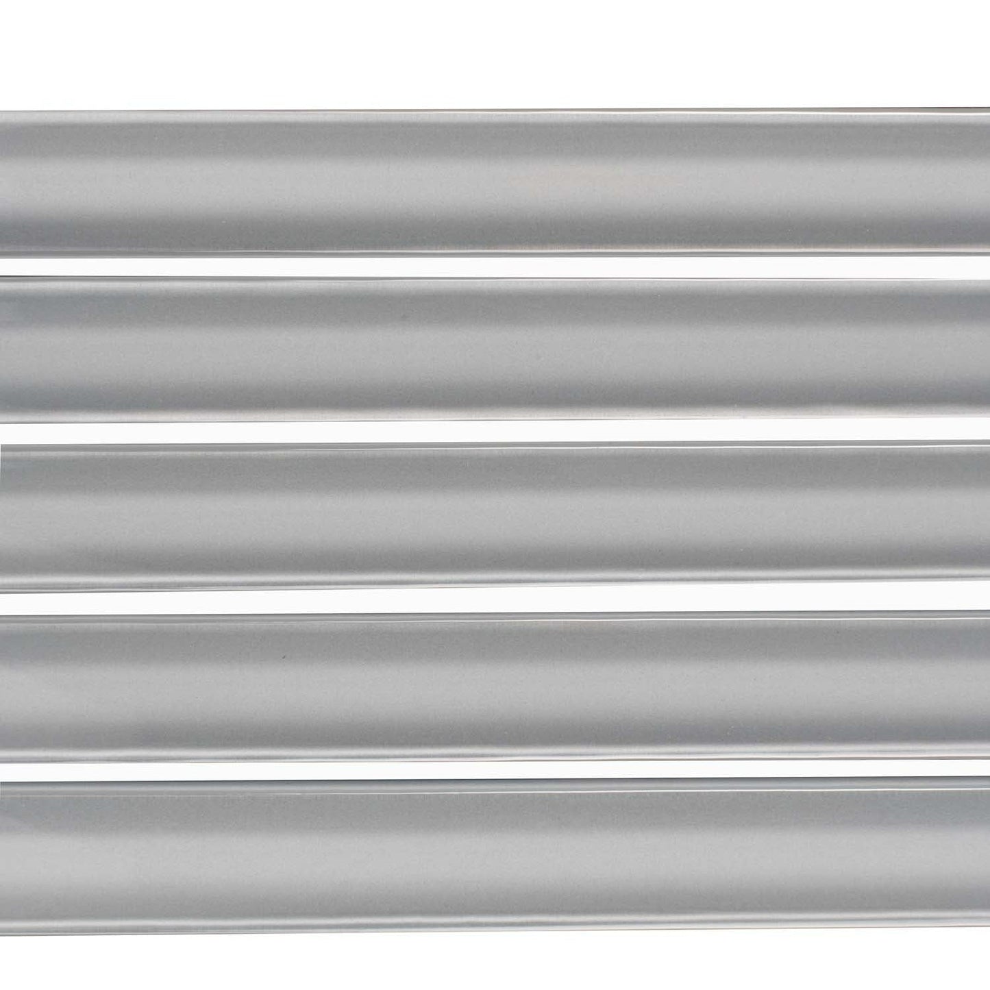 Gray 0.5x12 Glass Glossy Pencil Tile Trim (10 pack, 0.5 sq ft/case) - Sample