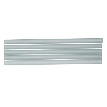 Gray 0.5x12 Matte Glass Pencil Tile Trim (10 pack, 0.5 sq ft/case)