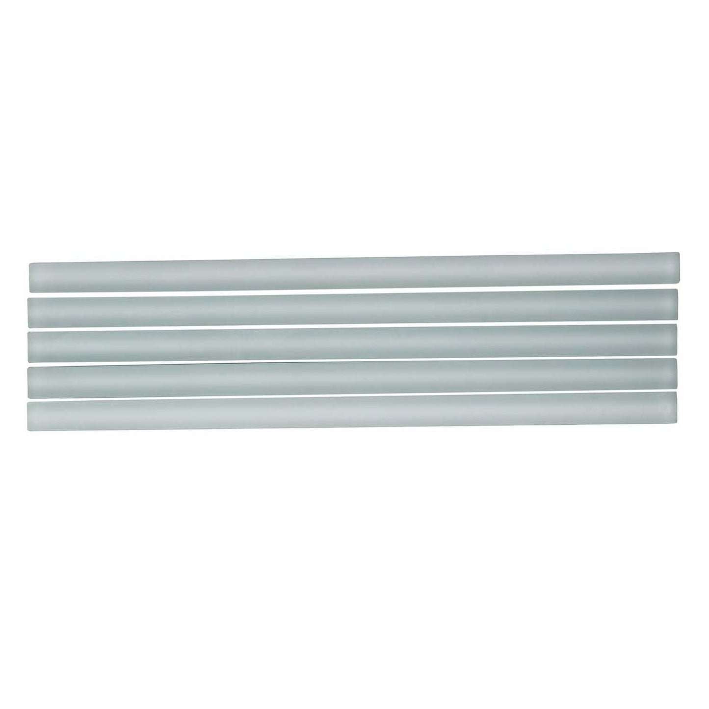Gray 0.5x12 Matte Glass Pencil Tile Trim (10 pack, 0.5 sq ft/case) - Sample