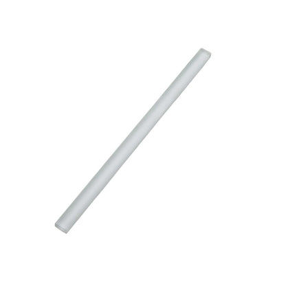 Gray 0.5x12 Matte Glass Pencil Tile Trim (10 pack, 0.5 sq ft/case)