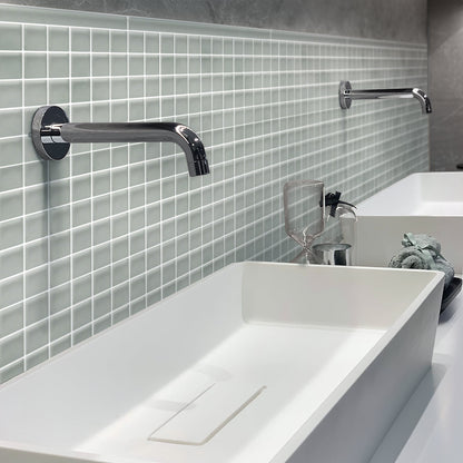 Gray 12x12 Matte Square Glass Mosaic Tile (10 pack, 9.67 sq ft/case) - Sample
