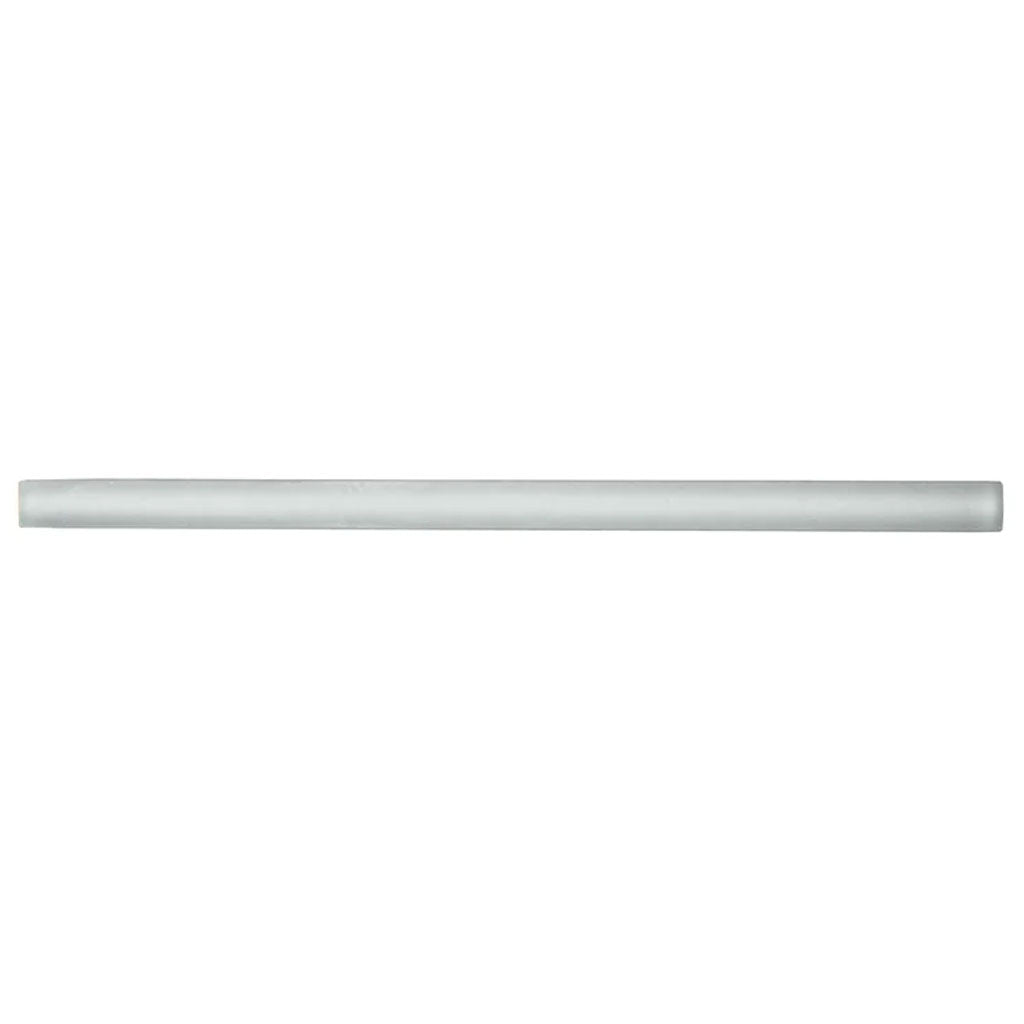 Gray 0.5x12 Matte Glass Pencil Tile Trim (10 pack, 0.5 sq ft/case)