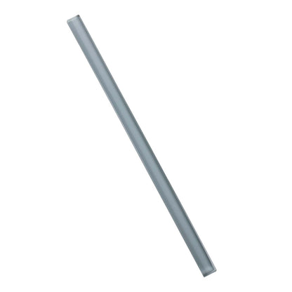 Fossil Gray 0.5x12 Glossy Glass Pencil Tile Trim (10 pack, 0.5 sq ft/case)